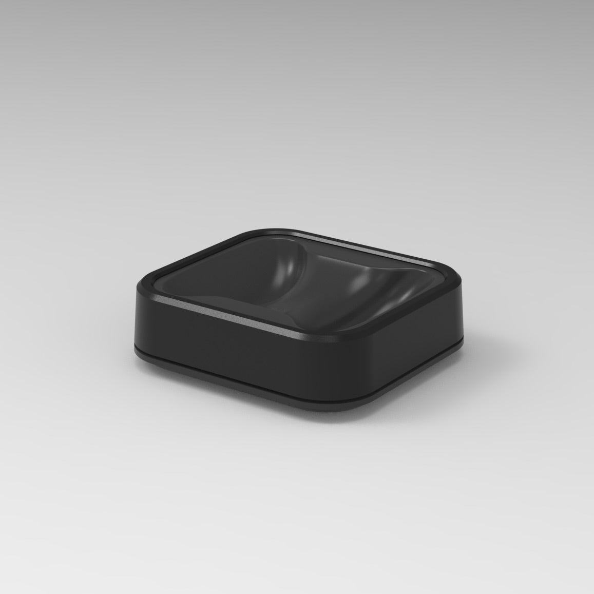 MaxDokr Sleep Stand for AirPods Max, a sleek black cradle designed to protect headphones and enable low power mode.